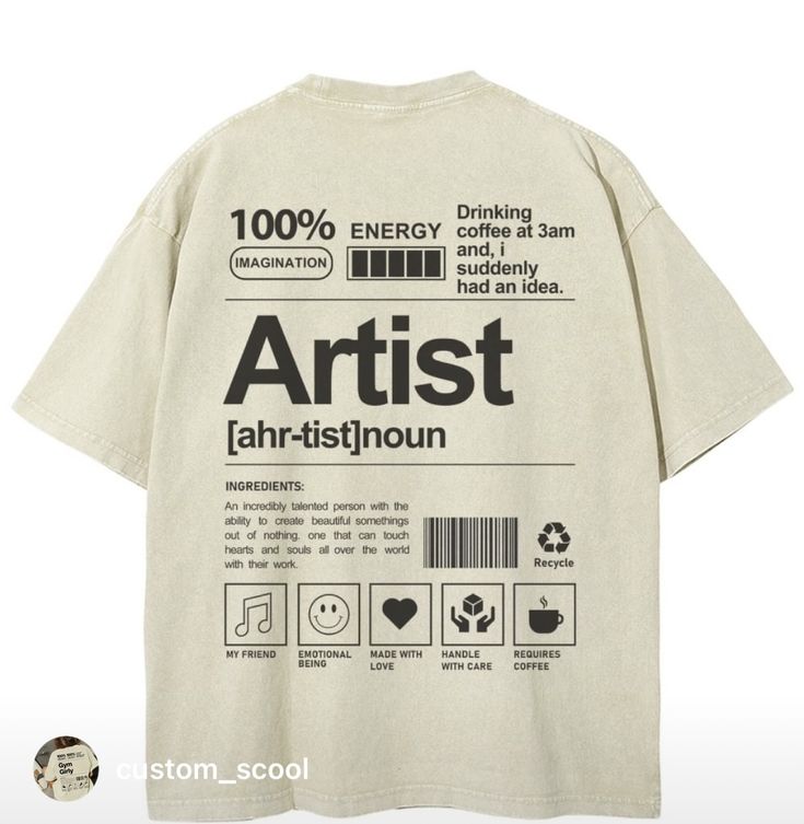 T-shirt artist